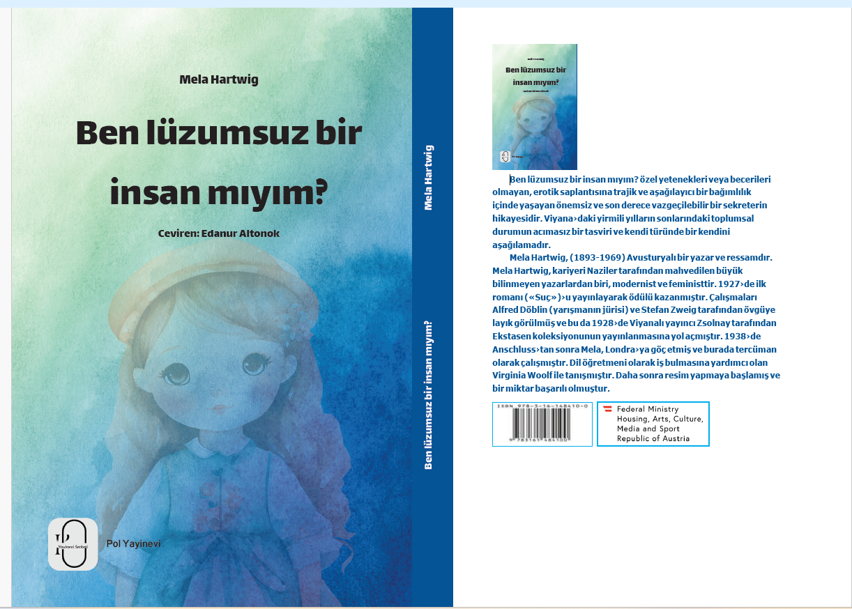 Ben lüzumsuz bir insan mıyım?, Yazar:Mela Hartwig,Ceviren: Edanur AltonokÇeviri: Harun ÇİMKE, Pages.144